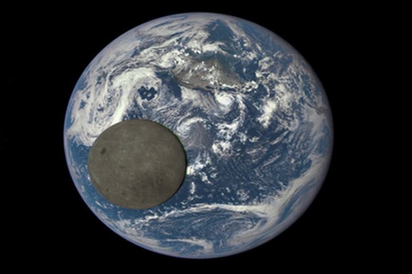 تصاویر عبور ایستگاه فضایی بین‌المللی از مقابل ماه
