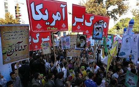 برگزاری راهپیمایی 13 آبان در پنج نقطه پاکدشت