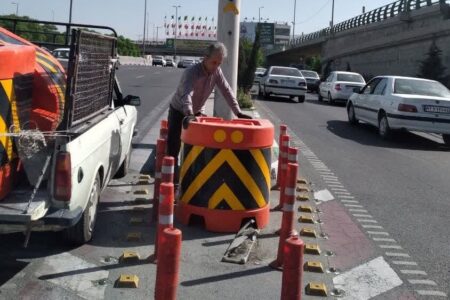 ایمن‌سازی و رفع مشکلات ترافیکی در معابر منطقه ۹ کرج